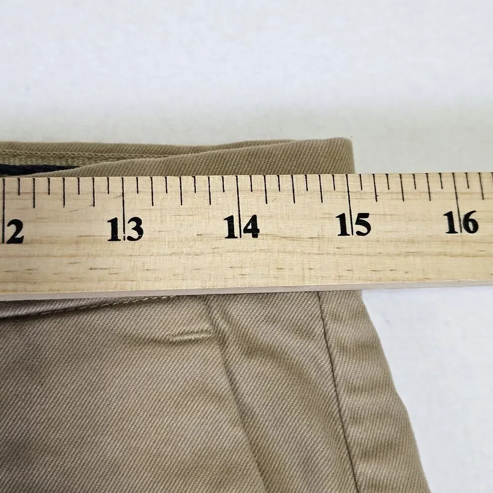 Luca Faloni Cortina Chino Men 30 IT46 Pant Made in Italy Trouser 30x29 Camel Tan
